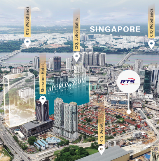 CTC SkyOne Bukit Chagar connectivity map
